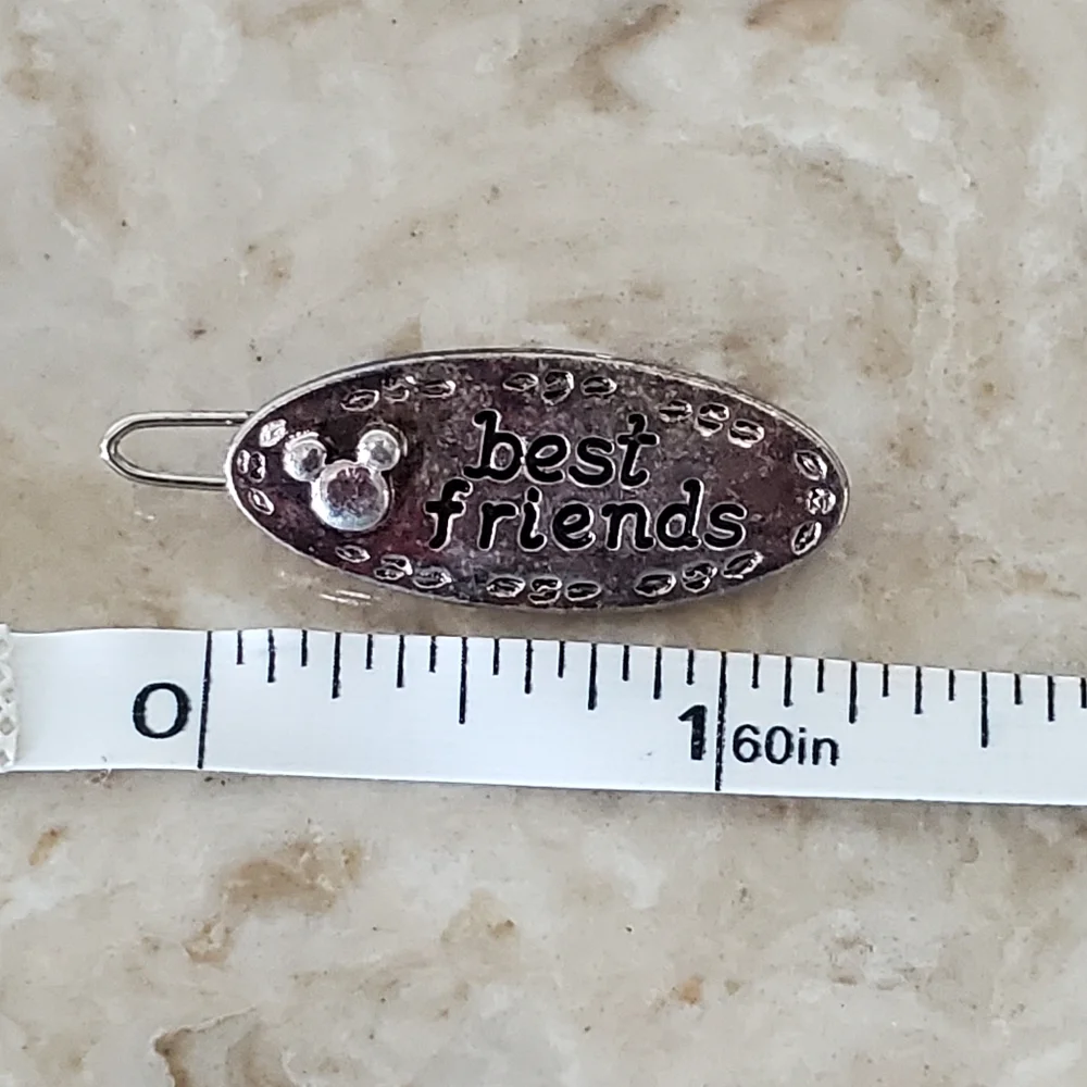 Vintage Disney Hair Clip Barrette Rare Best Friends